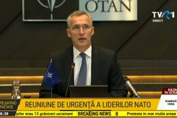 Jens Stoltenberg: Condamnăm agresiunea Rusiei în cei mai puternici termeni și îi cerem să înceteze imediat acțiunile militare