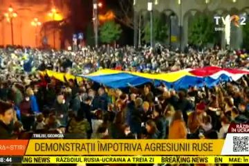 Solidaritate cu Ucraina în toată lumea. Demonstraţii împotriva agresiunii ruse