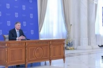 Președintele Klaus Iohannis a participat videoconferința organizată de Joe Biden cu partenerii din NATO