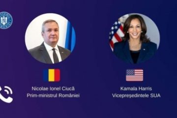 Premierul Ciucă a avut o discuţie cu vicepreşedintele SUA. A fost confirmată decizia ambelor guverne de a continua sprijinul acordat Ucrainei