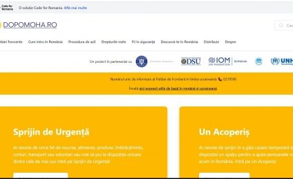 Guvernul a lansat o nouă platformă de sprijin pentru refugiații ucraineni – „Ucraina – Împreună ajutăm mai mult”