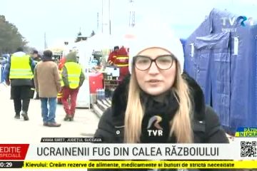 Zeci de mii de ucraineni îşi lasă în urmă casele şi pe cei dragi şi fug din calea războiului. Care e situaţia la graniţele României în ultimele 24 de ore