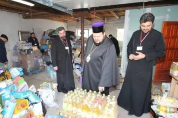 Tran umanitar, hrană, medicamente, bani. Biserica Ortodoxă Română a venit în sprijinul refugiaților ucraineni