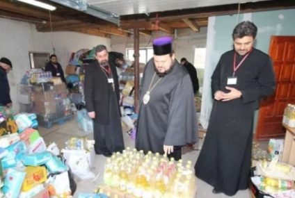 Tran umanitar, hrană, medicamente, bani. Biserica Ortodoxă Română a venit în sprijinul refugiaților ucraineni