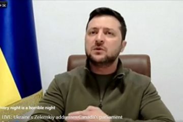 Volodimir Zelenski s-a adresat Parlamentului Canadei: Avem 97 de copii omorâți! Vă rugăm să închideți spațiul nostru aerian! Câte rachete vor trebui să mai cadă până când să decideți asta?