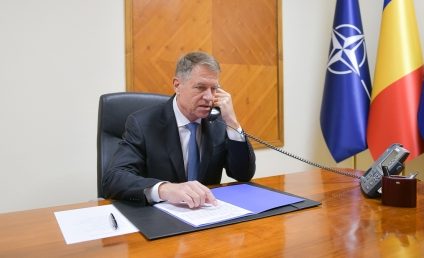 Klaus Iohannis a avut o convorbire telefonică cu președintele Azerbaidjanului Ilham Aliyev: Am discutat despre consolidarea cooperării noastre energetice