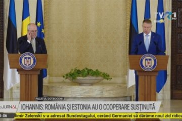 Klaus Iohannis, după convorbirile cu președintele Estoniei, Alar Karis: Actuala situație de securitate din regiune este deosebit de preocupantă în special pentru statele de pe Flancul Estic