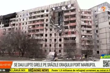 A 25-a zi de război în Ucraina | O școală din Mariupol unde se adăposteau 400 de civili a fost  bombardată. Zelenski: Dacă negocierile cu Rusia eșuează, vom avea al treilea război mondial