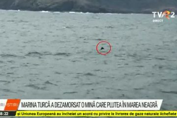 Mină dezamorsată în Marea Neagră. Strâmtoarea Bosfor a fost închisă până la încheierea operațiunii