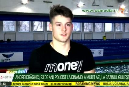 Un jucător de polo de la CS Dinamo a murit în timpul meciului cu Rapid