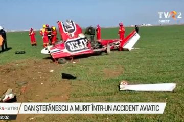 Avion de acrobație prăbușit în comuna Târgșoru Vechi, Prahova. Pilotul, unul dintre „Iacării Acrobați”, a murit