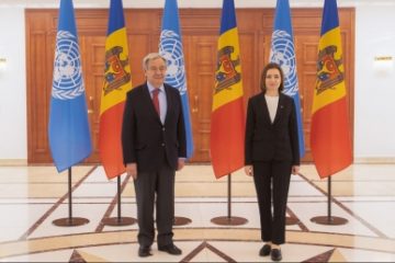 Maia Sandu s-a întâlnit marţi cu Antonio Guterres, întrevedere care fusese anulată luni