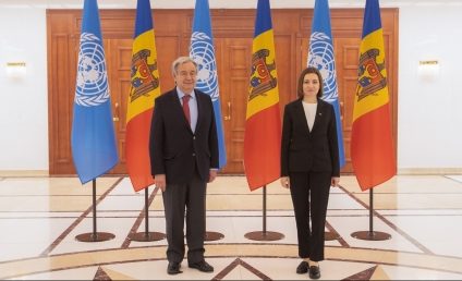 Maia Sandu s-a întâlnit marţi cu Antonio Guterres, întrevedere care fusese anulată luni