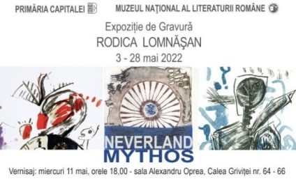 Neverland Mythos, expoziție de gravuri realizate printr-o tehnică specială, la Muzeul Literaturii Române