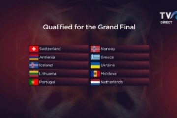 Republica Moldova, cu melodia Trenulețul, și Ucraina, cu piesa Stefania, s-au calificat în finala Eurovision 2022, alături de alte opt țări
