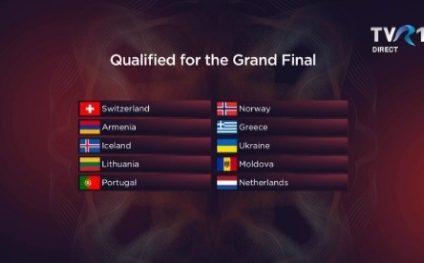 Republica Moldova, cu melodia Trenulețul, și Ucraina, cu piesa Stefania, s-au calificat în finala Eurovision 2022, alături de alte opt țări