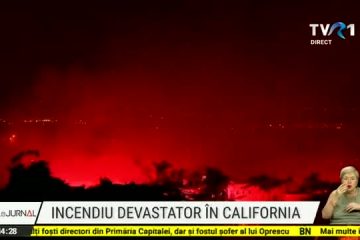 Incendiu într-un cartier de lux din Los Angeles. Vile în valoare de câteva milioane de dolari s-au făcut scrum