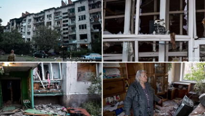Sute de oameni fug zilnic din orașul Sloviansk, din estul Ucrainei