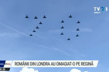 Românii din Londra au omagiat-o pe Regina Elisabeta a II-a