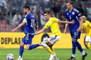 România, învinsă în al doilea meci consecutiv în Liga Naţiunilor, de Bosnia-Herţegovina, cu 1-0