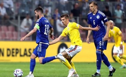 România, învinsă în al doilea meci consecutiv în Liga Naţiunilor, de Bosnia-Herţegovina, cu 1-0