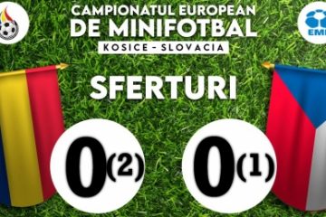 România s-a calificat dramatic în semifinalele Campionatului European de minifotbal, unde va întâlni Bulgaria