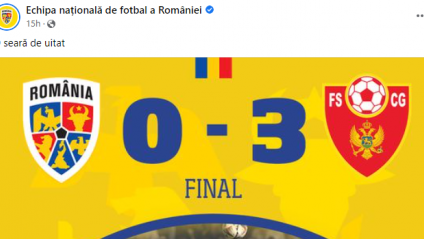 Cascadă de ironii pe Facebook după ce România a pierdut acasă cu Muntenegru: “Vinovați au fost cei care au programat meciul marți, când sunt trei ceasuri rele”