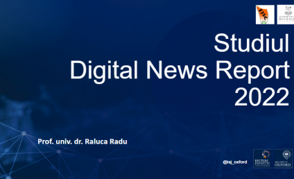 Digital News Report: Încrederea în presa din România a scăzut în 2022 cu 11 procente faţă de anul 2020