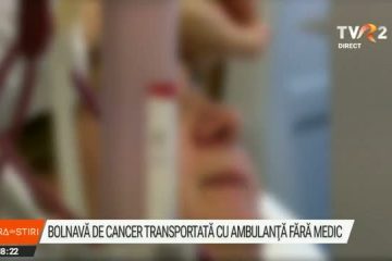 Pacientă cu cancer în stadiu terminal, trimisă de la Focșani la Iaşi cu o ambulanță fără medic. Pe drum, femeia a intrat în comă