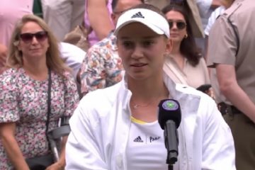 Adversara Simonei Halep în semifinalele turneului de la Wimbledon, Elena Rybakina, născută în Rusia, face apel la încetarea războiului din Ucraina