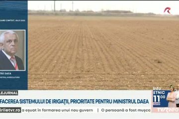 Petre Daea, la TVR Info: Trebuie să reabilităm sistemul de irigaţii pe care l-am avut si l-am distrus de a lungul vremii