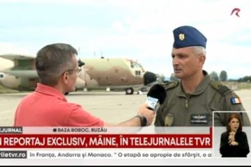 Exercițiul BlueSky 2022, la Baza aeriană Boboc. Avioane militare C16 Hercules în misiuni de antrenament, în România