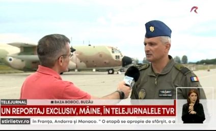 Exercițiul BlueSky 2022, la Baza aeriană Boboc. Avioane militare C16 Hercules în misiuni de antrenament, în România