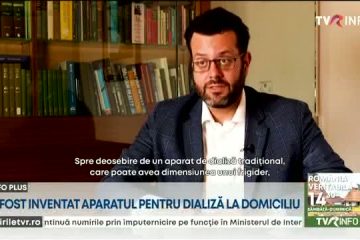 Inventatorul aparatului de dializă la domiciliu a primit  „Oscarul inginerilor”, în Marea Britanie