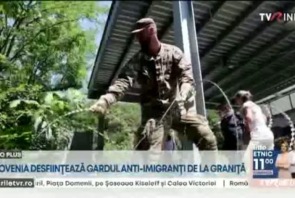 Slovenia a început demontarea peretelui de sârmă ghimpată instalat la graniţa cu Croaţia