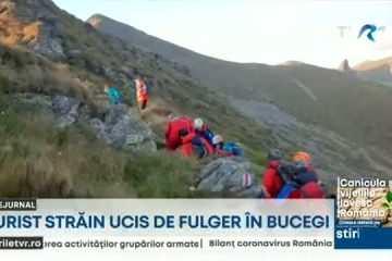 Un turist străin a murit în munții Bucegi după ce a fost lovit de trăsnet