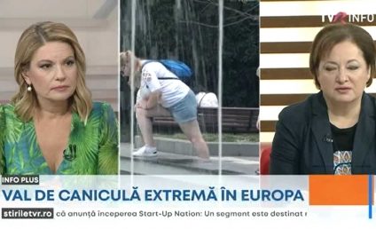 Vreme extremă în zilele următoare. Florinela Georgescu, directoare executivă ANM: De joi până duminică va fi, categoric, un vârf al căldurii, deasupra țării noastre