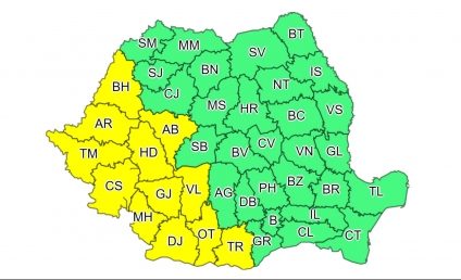 Vremea azi: Cod galben de caniculă şi disconfort termic în 12 judeţe. Temperaturile pot atinge și 37 de grade Celsius