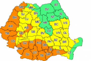 Caniculă şi disconfort termic accentuat în sudul şi vestul ţării, inclusiv în Capitală, pe parcursul zilei de marţi. După-amiaza se vor înregistra valori termice de 37 – 40 de grade Celsius