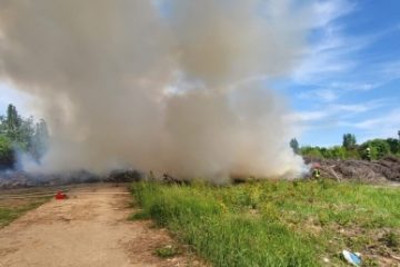 Incendiul de la Piatra Olt a afectat aproximativ 100 de hectare