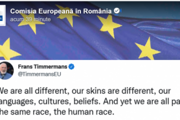 Frans Timmermans, aluzie la declarațiile lui Viktor Orban: Rasismul este o invenție politică otrăvitoare. Reprezentanța Comisiei Europene în România a preluat mesajul