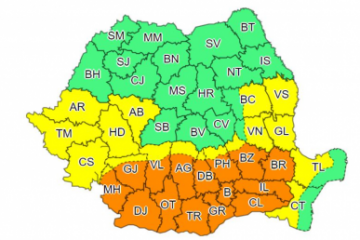 Meteorolog: Duminică avem un prim semnal că temperaturile vor scădea.  Luni și marți vor fi valori normale, de miercuri vine un nou val de căldură