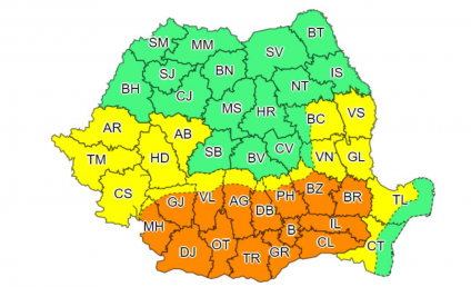 Meteorolog: Duminică avem un prim semnal că temperaturile vor scădea.  Luni și marți vor fi valori normale, de miercuri vine un nou val de căldură