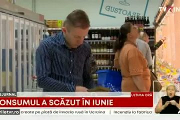 INS: Consumul a scăzut în iunie