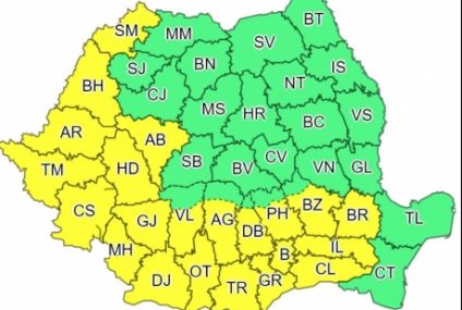 Cod galben de caniculă, emis pentru zone din 21 de judeţe şi municipiul Bucureşti. Avertizarea este valabilă între 4 și 7 august