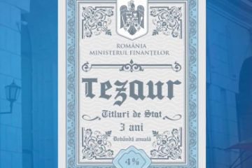 Românii pot investi în titlurile de stat Tezaur, cu maturitate de un an şi dobândă anuală de 8,25%, începând de luni