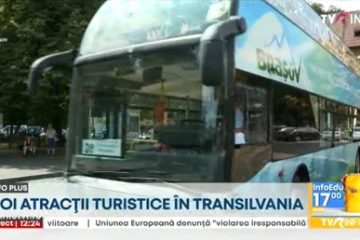 Un autobuz supraetajat, noua atracție turistică, în Brasov. La Alba Iulia, două clădiri de patrimoniu sunt restaurate pentru a fi redate circuitului turistic