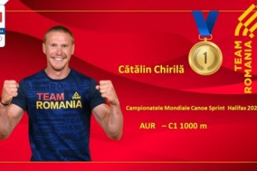 Aur pentru România: Cătălin Chirilă a cucerit cea mai strălucitoare medalie la canoe simplu 1.000 m la Mondialele din Canada