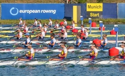 Colecție de medalii pentru canotorii români, la Campionatele Europene de la Munchen: Trei de aur și trei de bronz