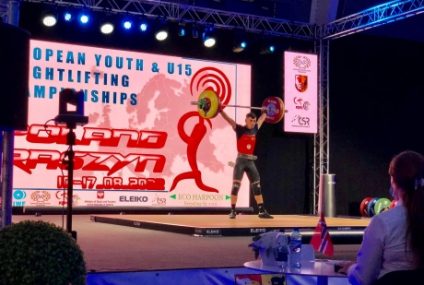 Halterofilul Iulian Diaconu, medaliat cu aur la Europenele Under-17